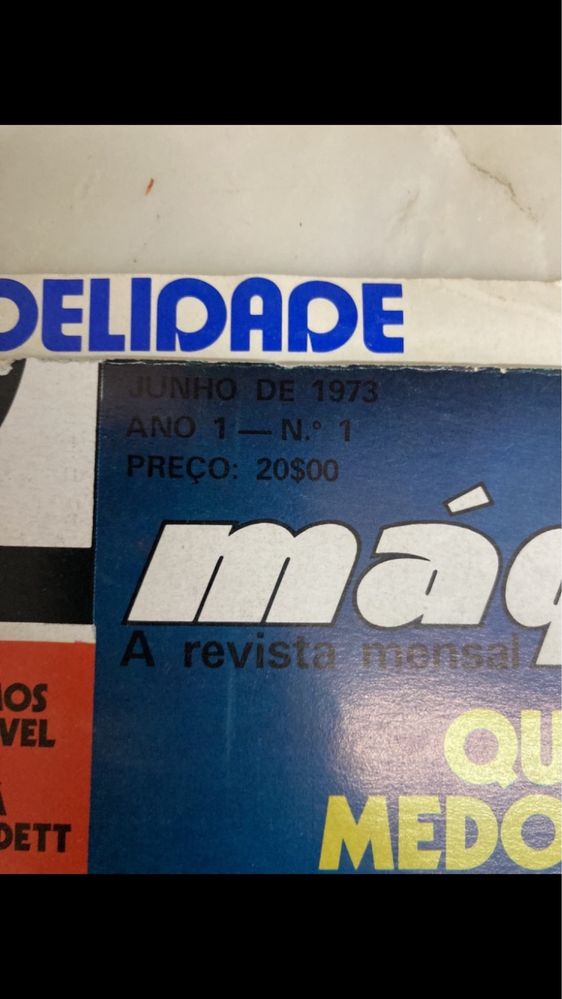 Conjunto de revistas n 1 portuguesas