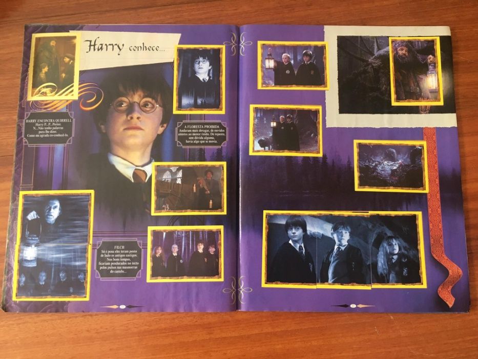 Caderneta Harry Potter e a Pedra Filosofal - Coleção Cromos Panini