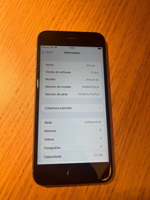 iPhone 6S (32GB) com Bateria 93%