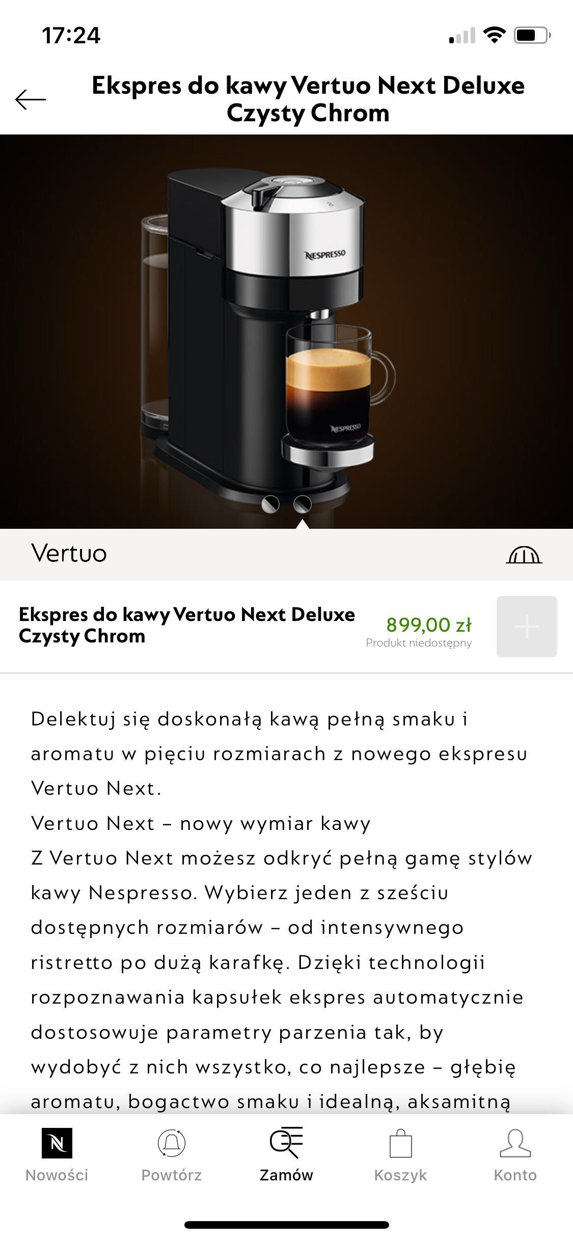 Sprzedam ekpres do kawy Nespresso