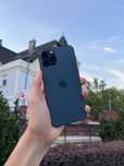 iPhone 12 pro max 128 niebieski - bateria 90% - ładowarka, Etui, szklo