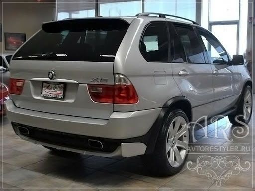 Накладка на передний, задний бампер BMW X5 E53, БМВ Х5 E53