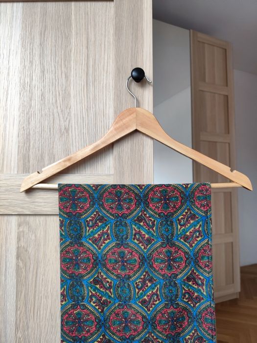 Szal, szalik męski, do płaszcza lub garnituru, vintage