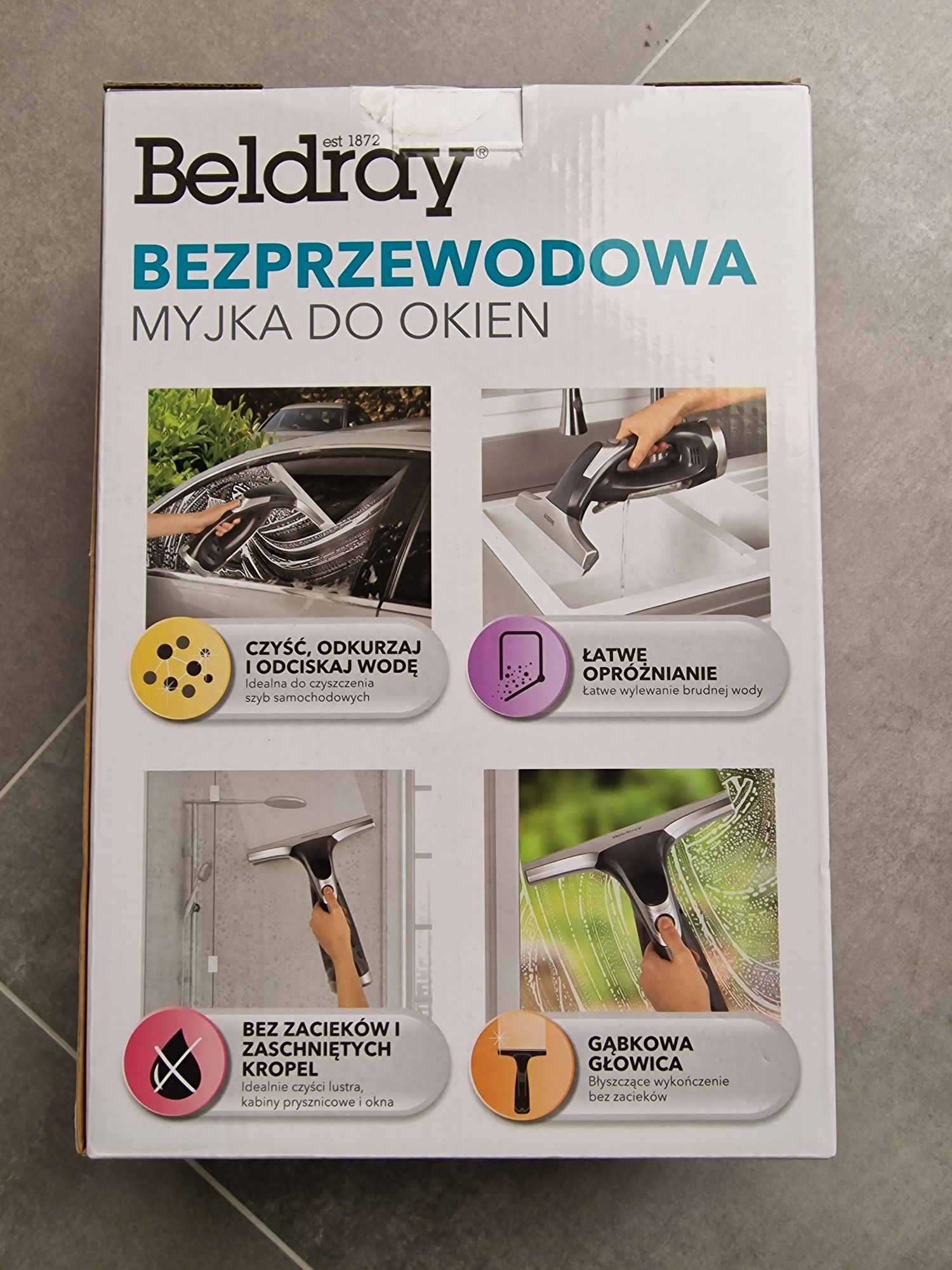 Bezprzewodowa myjka do okien