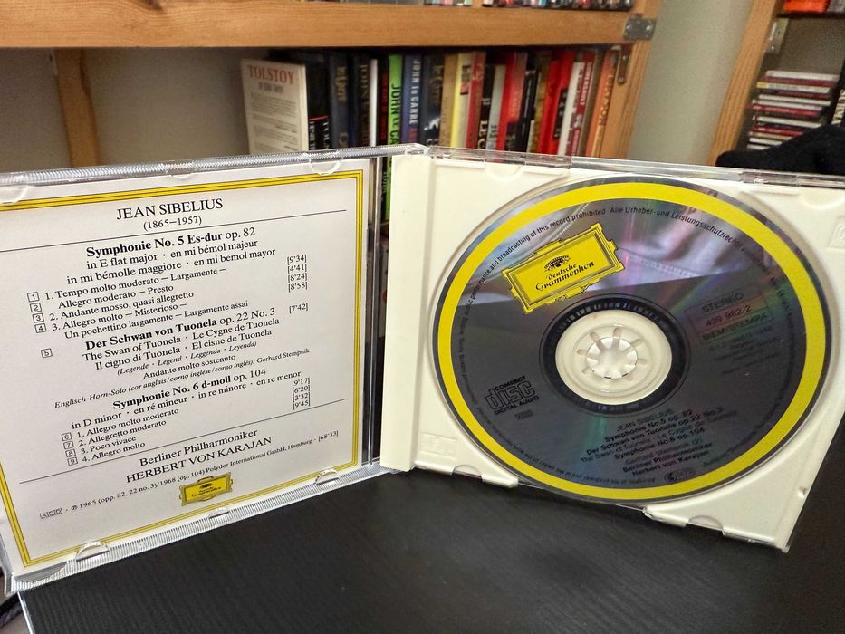 Sibelius – Symphonies 5 & 6, Swan of Tuonela – Berliner Phila, Karajan