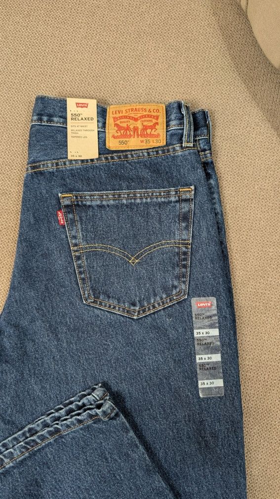 Чоловічі джинси Levi's 550 W35 L30