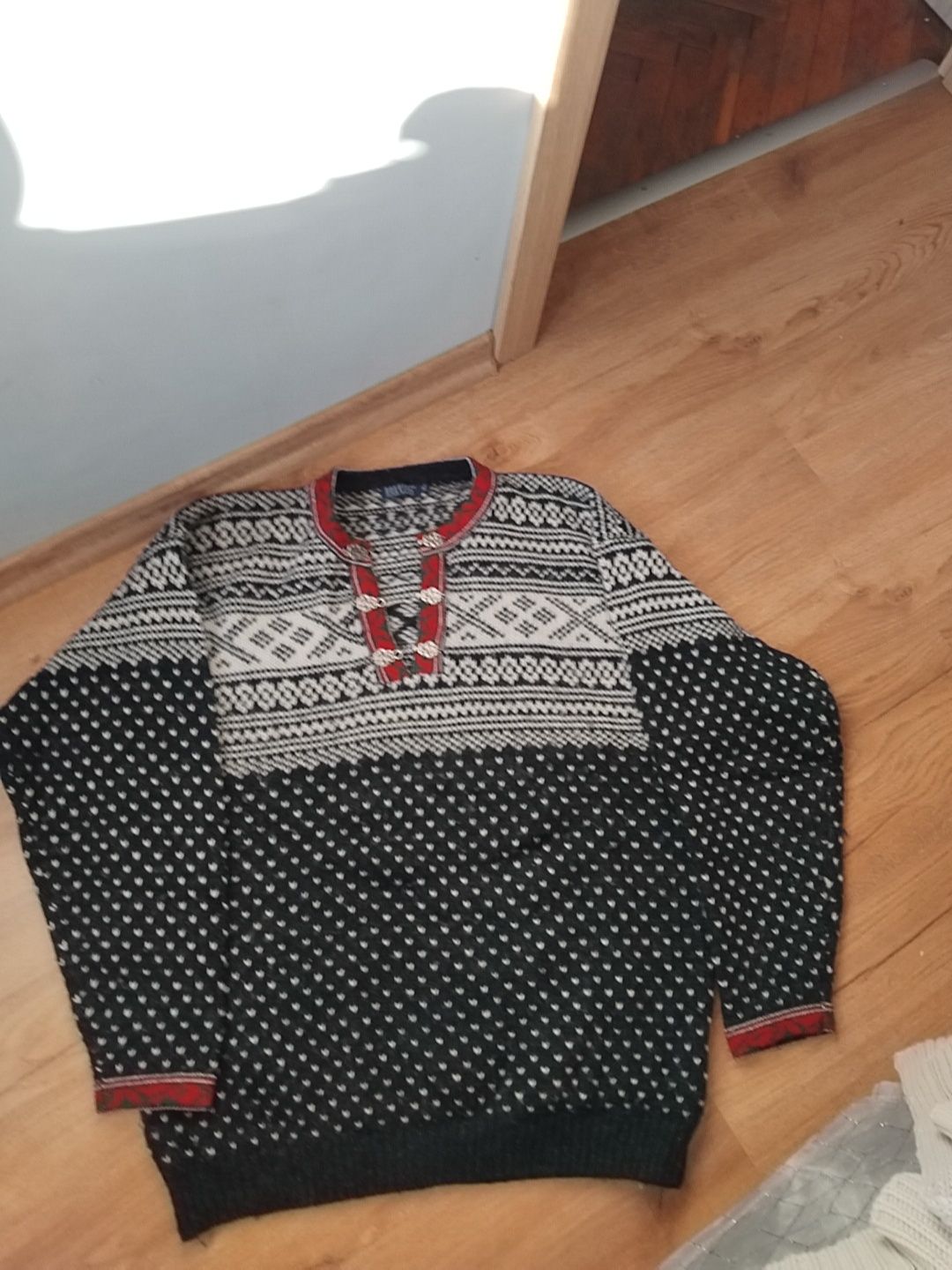 Sweter męski wełniany,rozm.XL