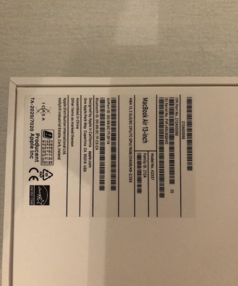 Macbook Air M1 16GB   256Gb gwarancja do 27.09.2025r