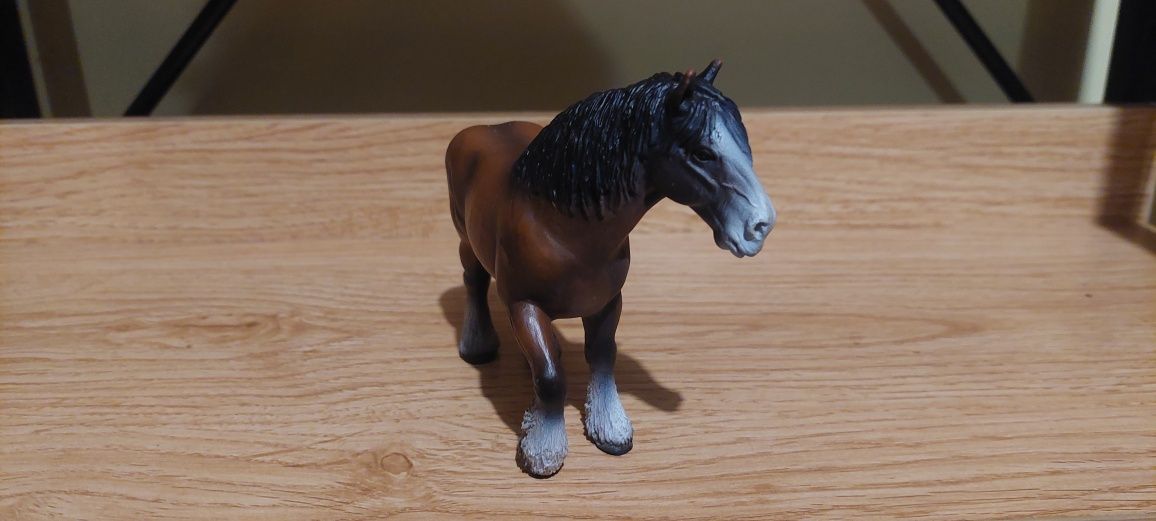 Schleich koń shire wałach figurki zwierząt unikat model wycofany 2000