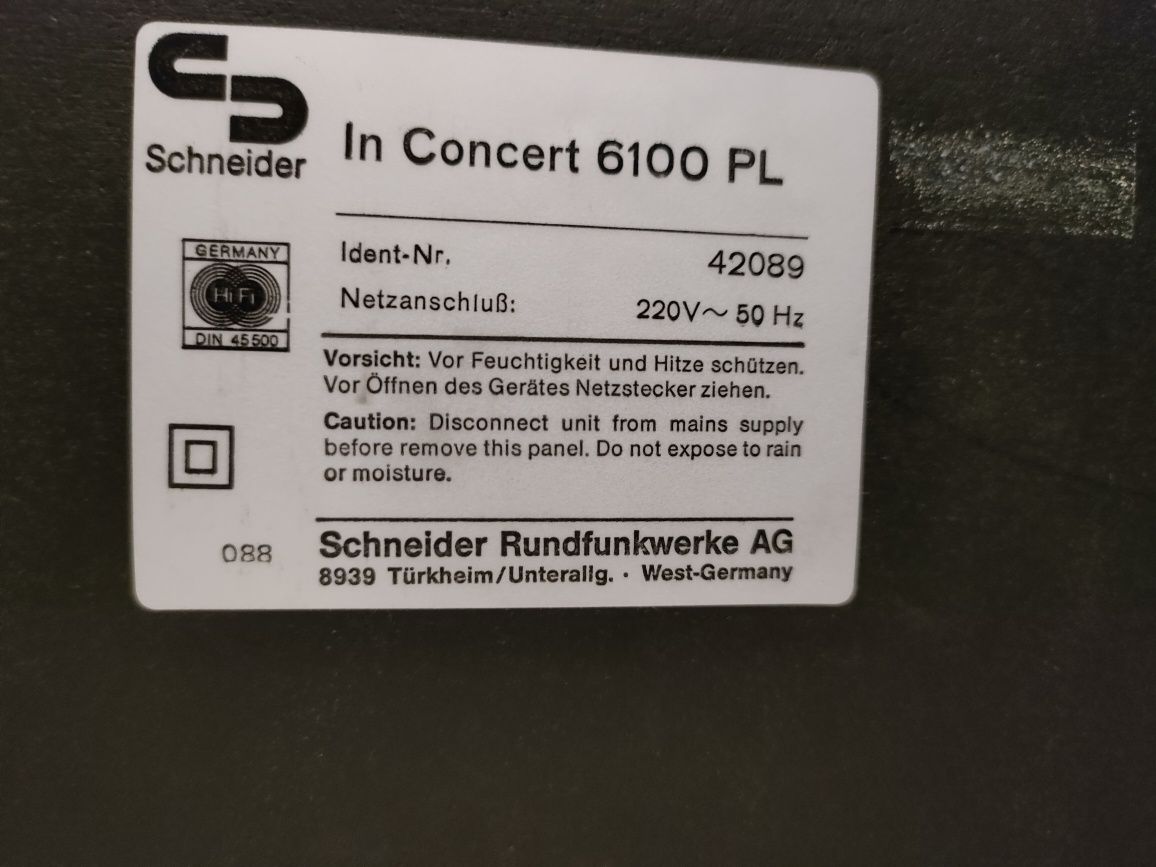 Gramofon dual in Concert 6100 PL