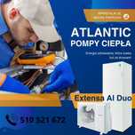 Pompa ciepła  Atlantic EXTENSA AI DUO 8 KW / montaż