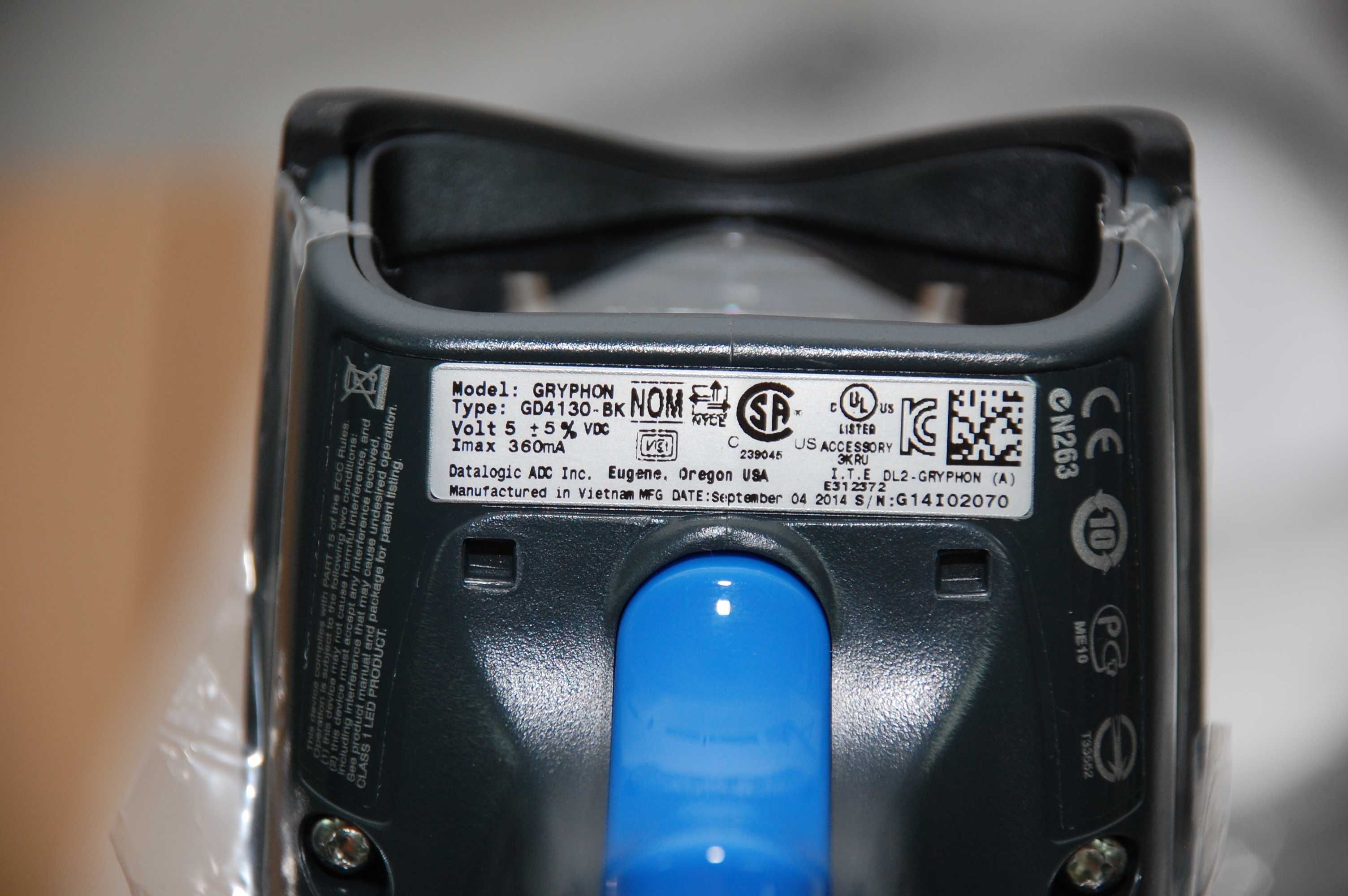 Datalogic GD4130 провідний штрихкод 1D імедж сканер  USB НОВІ