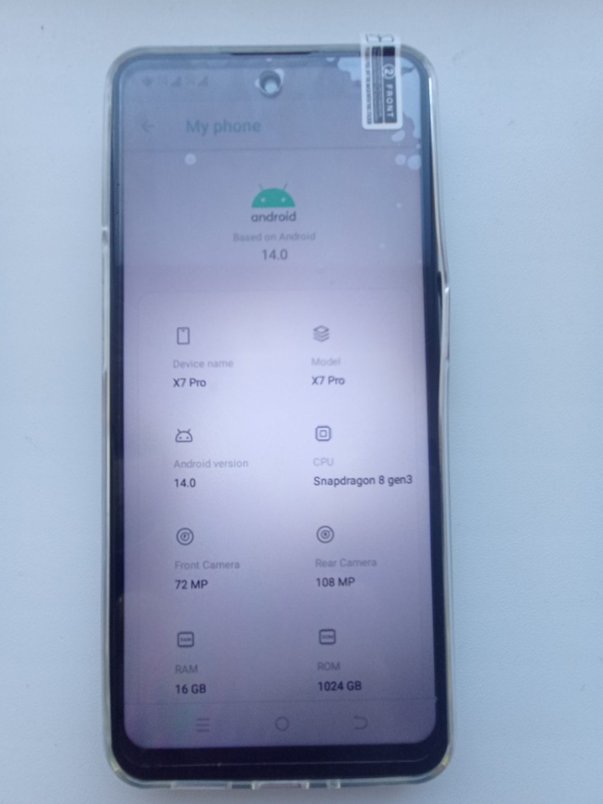 Продаю телефон Smartphone X7 Pro