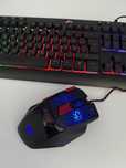 Zestaw Gamingowy – Podświetlana Klawiatura + Mysz LED QWERTZ