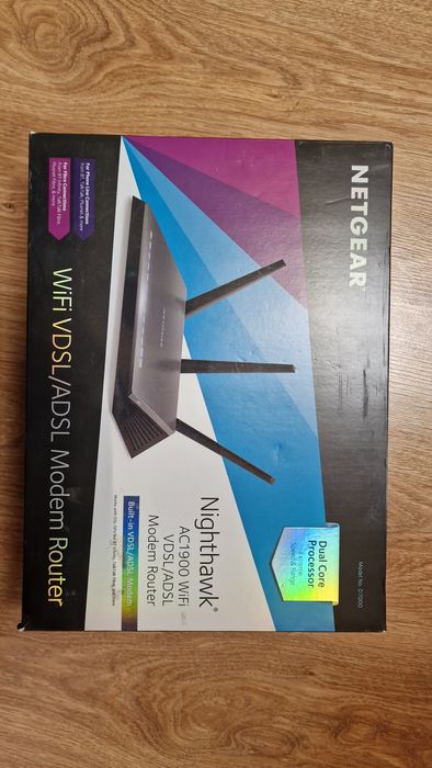 Szybki Router Netgear Nighthawk z dodatkową funkcją wbudowanym modemem