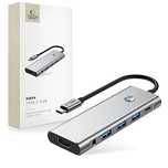 Tech-Protect Hb04 Hub Adapter 9In1 Type-C + Usb2.0 + Usb3.0 + Hdmi 4K