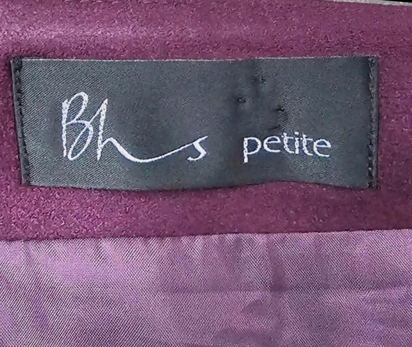 Midi spódnica burgund sirenoffice goblincore velwet y2k lolita office