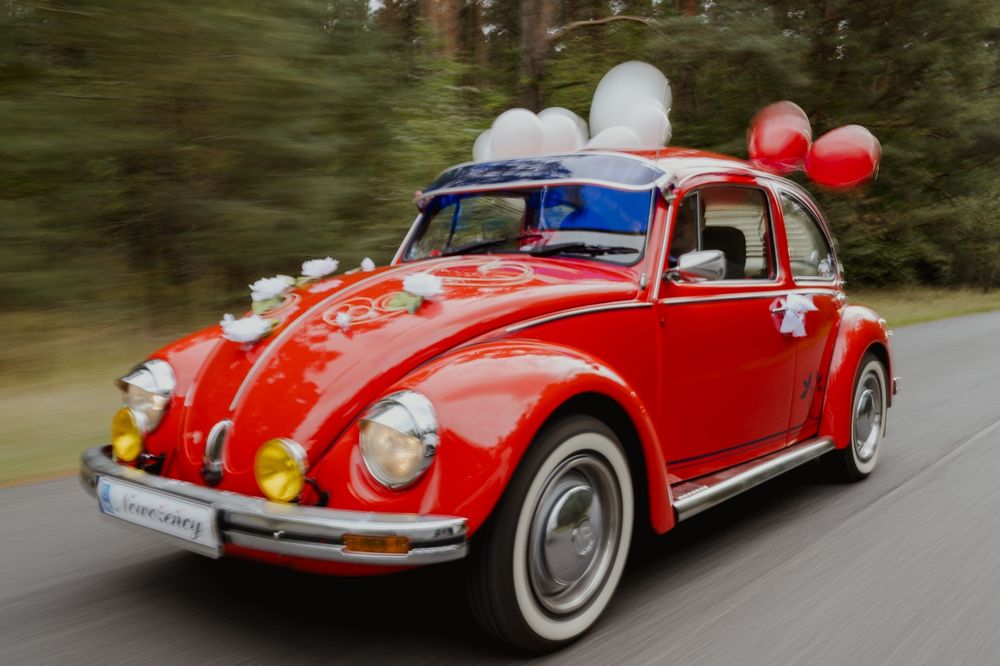 auto do ślubu event klasyk garbus
