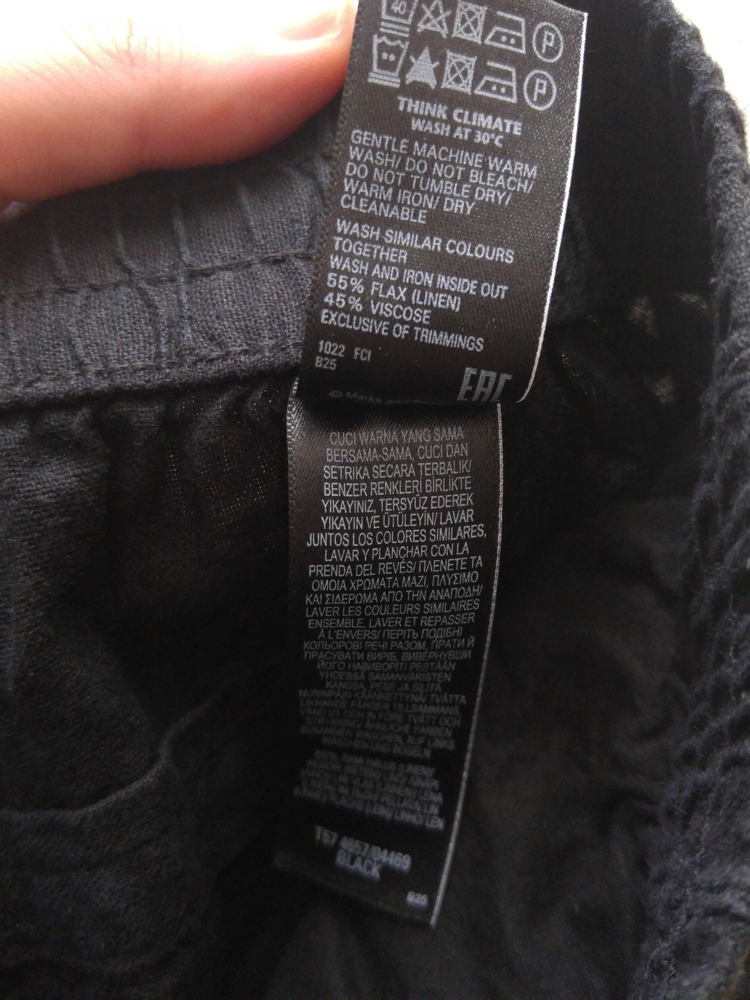 Spodnie lniane damskie M&S