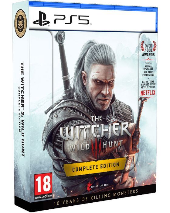 Wiedźmin 3 Dziki Gon Edycja Kompletna + Jubileuszowy Steelbook PL PS5