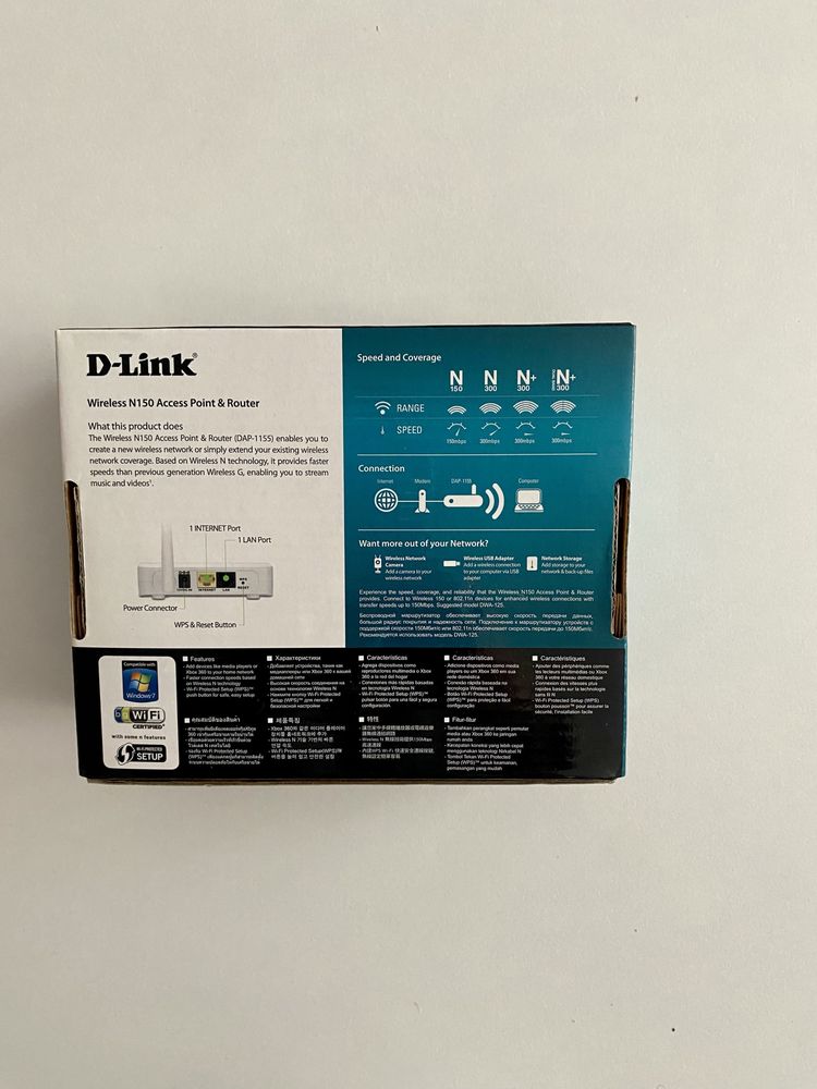 D-Link DAP-1155 точка доступа wifi роутер, маршрутизатор