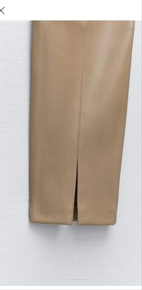 Кожаные лосины Zara, S