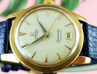 Zegarek męski Omega Seamaster Calendar złoto 18k Unikat  Vintage