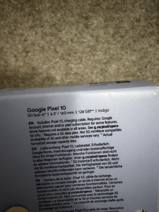 Troco/Vendo Google Pixel 10 Indigo 128GB por estrear