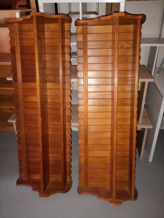 Duże półki dębowe