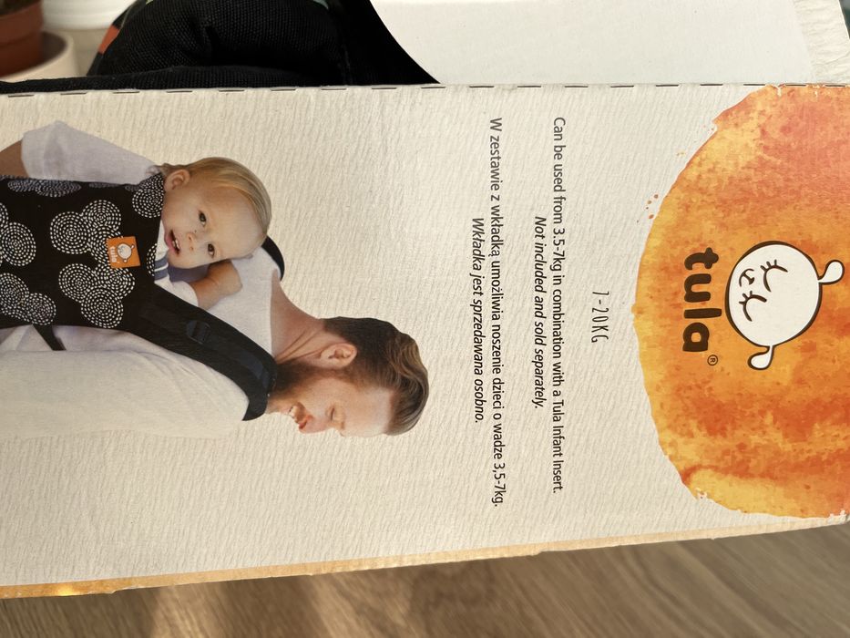 Nosidełko Tula dla dzieci 7-20 kg, oryginalna, jak NOWA