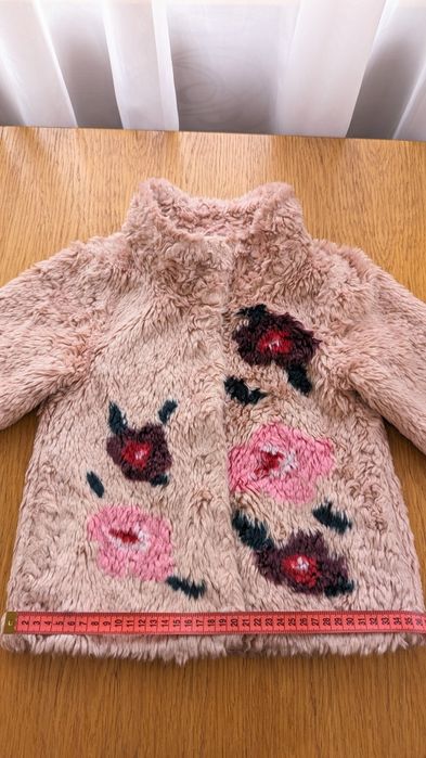 Стильна якісна пухнаста куртка H&M, 104-110см 4-5р