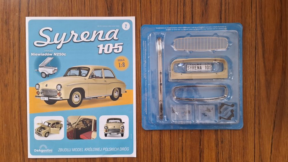 Syrena 105 DeAgostini 1:8 numer 2