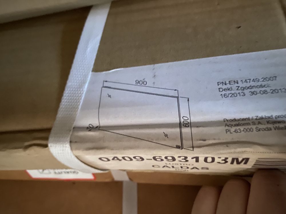 Lustro Łazienkowe 60x90 nowe mdf