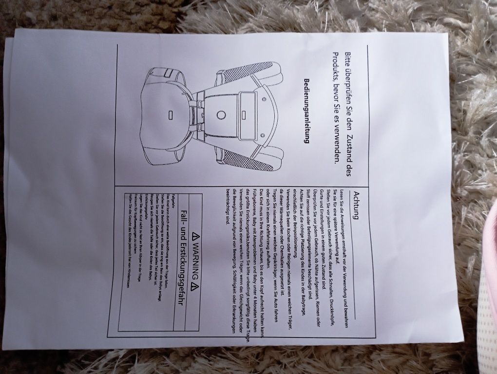 Nosidełko 15 w 1 do 25kg