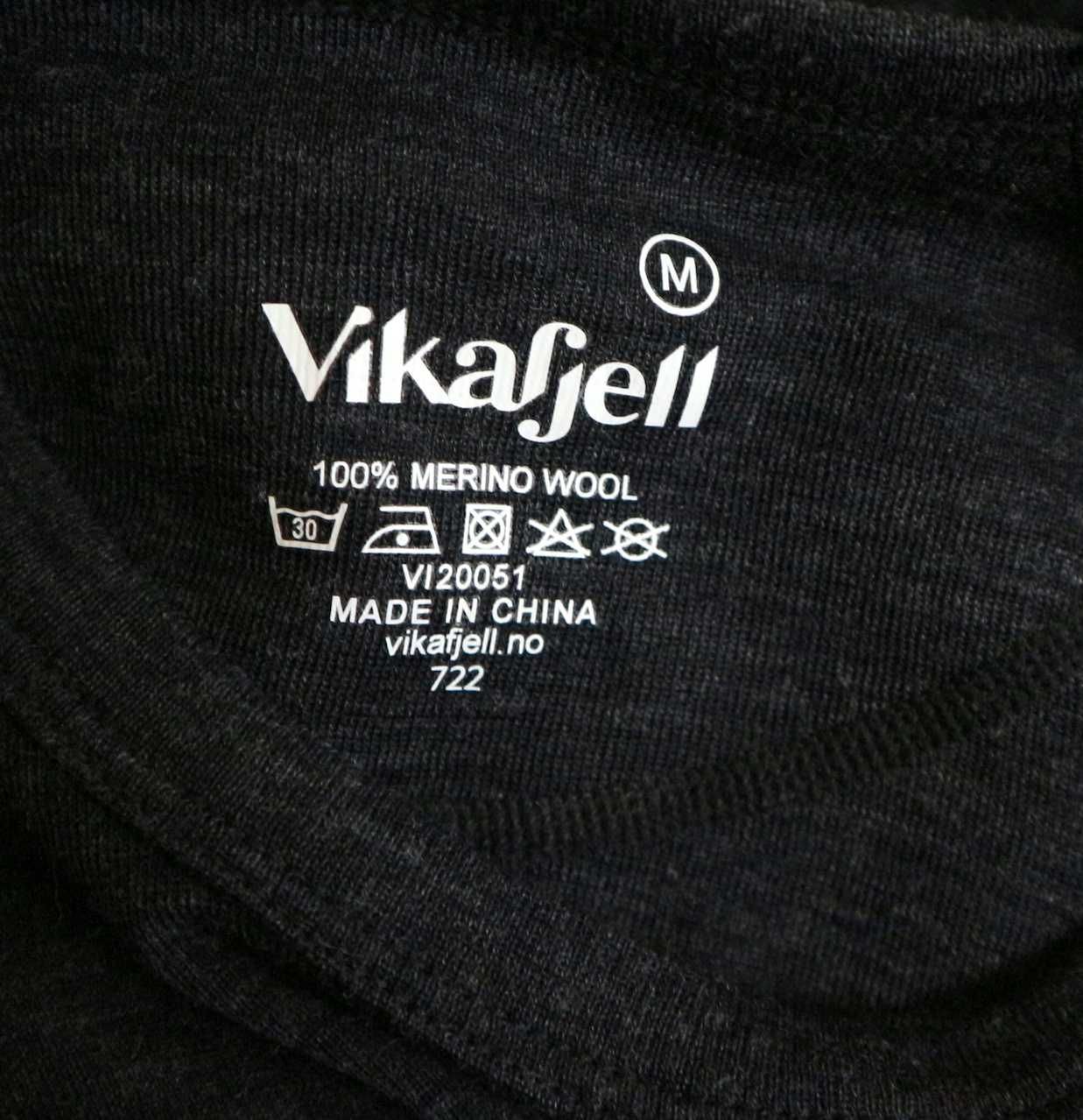 Vikafjell koszulka outdoorowa termiczna 100% merino wool M