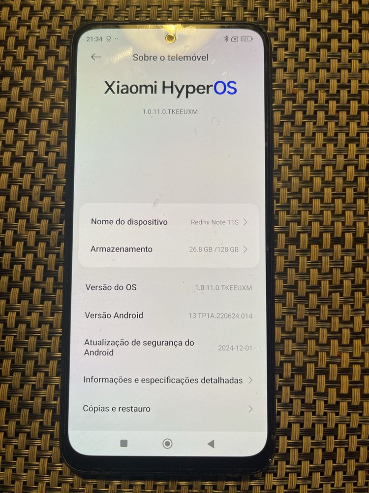 Xiami redmi 11 S