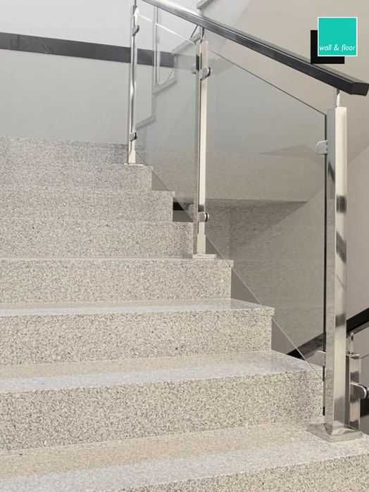 Schody granitowe G602 Bianco Sardo stopnie/podstopnice, różne wymiary