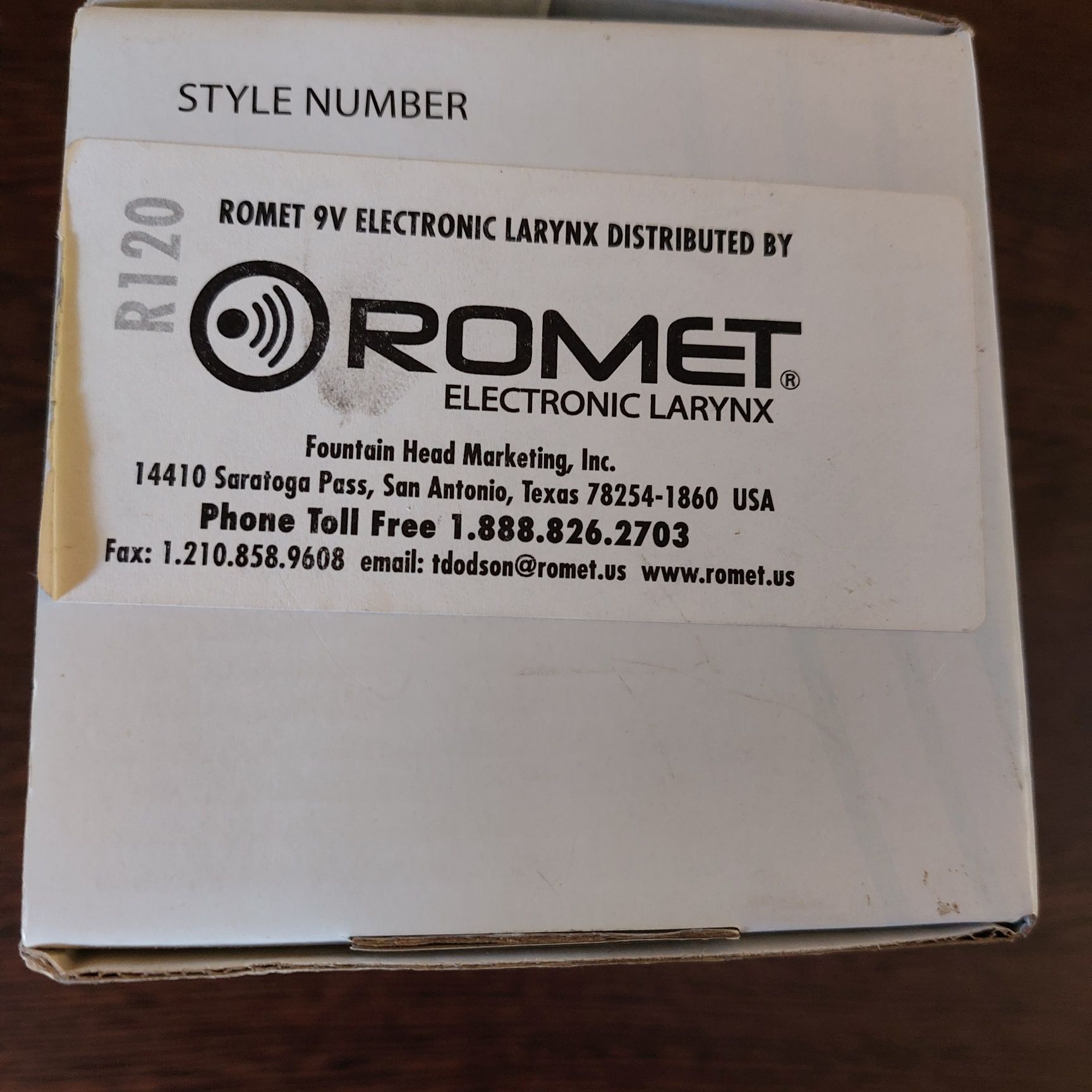 Голосовой аппарат ROMET R 120