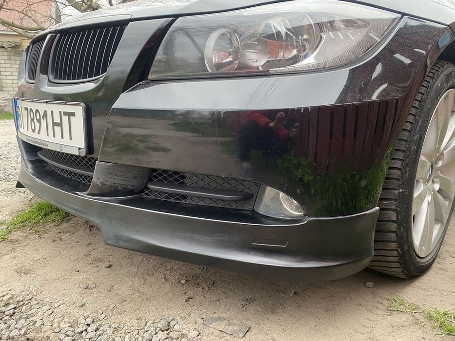 Губа Накладка на бампер bmw e90