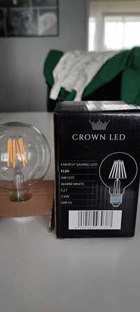 Energooszczędna ozdobna żarówka Crown Led E27