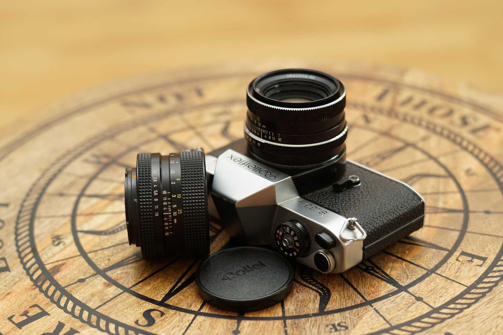 Rolleiflex SL35 + Planar 50 1.8 SL + Rollei HFT 50 1.8