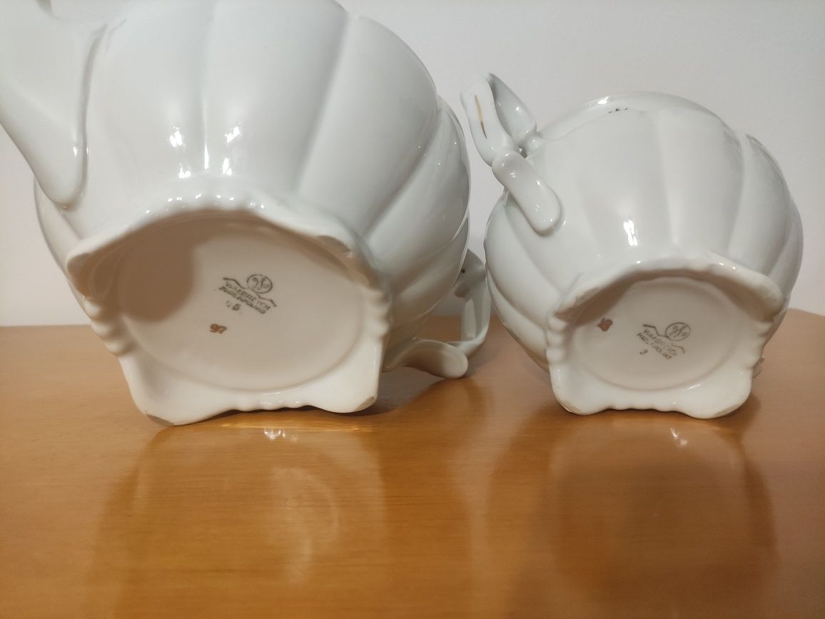 Dzbanek + cukiernica Wałbrzych Porcelana