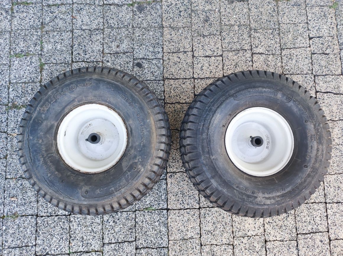 Koła do traktorka,kosiarki 15x6.00-6 2szt.