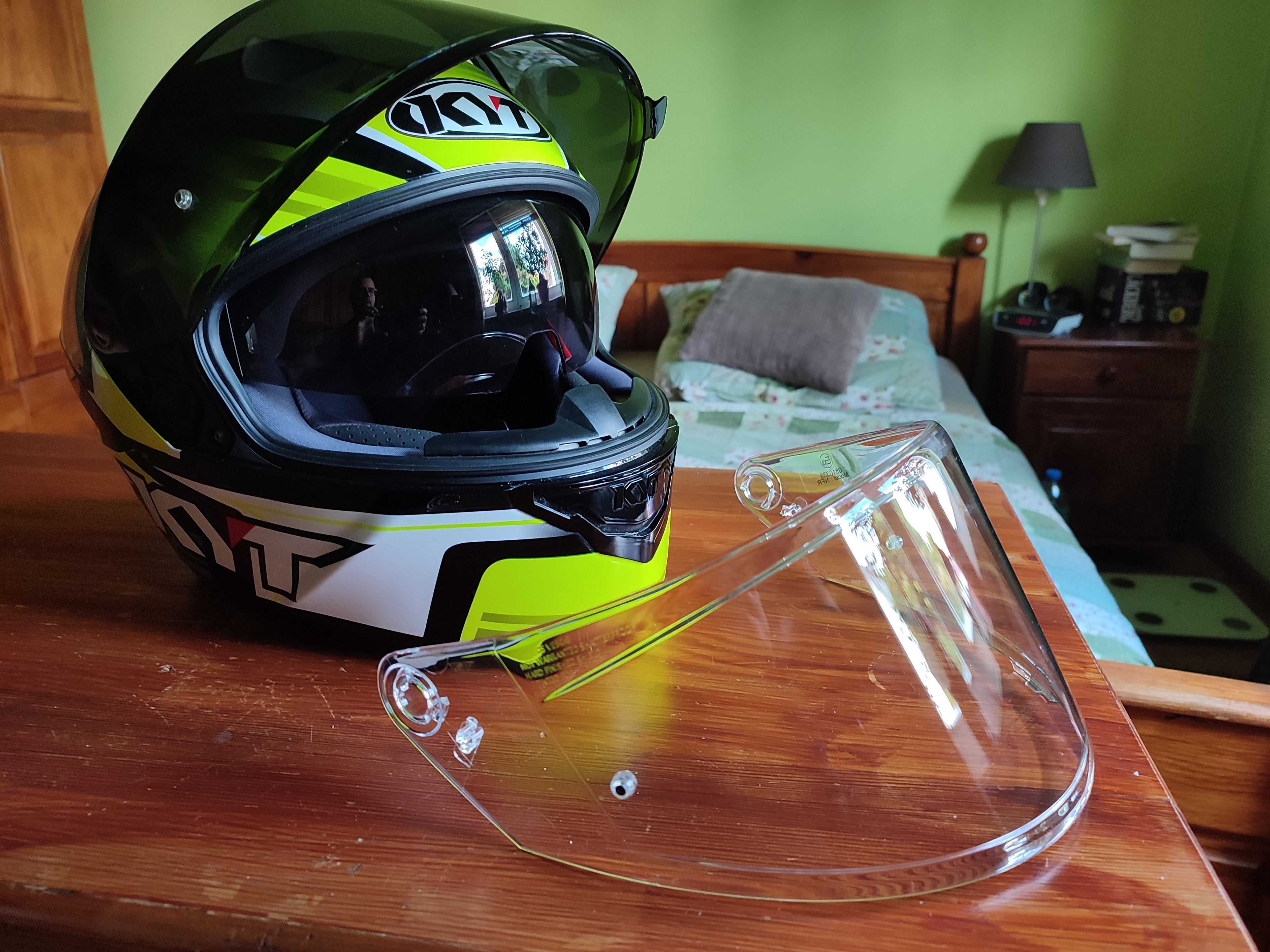 Kask motocyklowy KYT NF-R roz. M