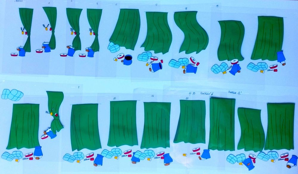 Bolek i Lolek folia animacyjna ZESTAW + TECZKA!