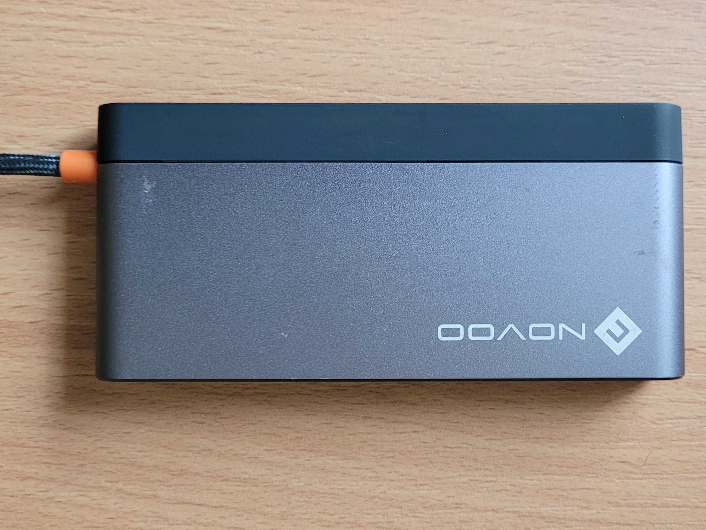 Stacja dokująca USB-C 8w1 NOVOO NHM8D-141F z 2x HDMI 4K 60Hz