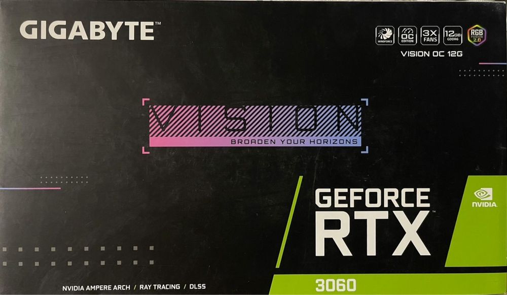 Відеокарта Gigabyte Vision RTX 3060 12gb