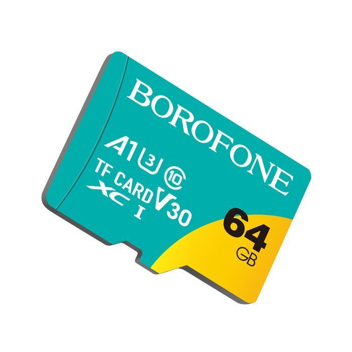Borofone Karta pamięci MicroSD  64GB SDXC Class10 95MB/s
