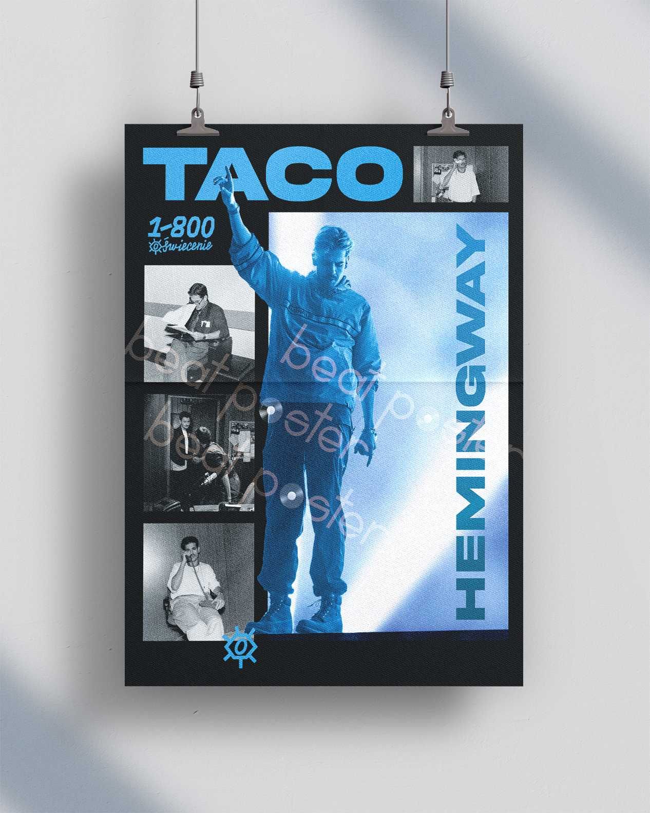 plakat 30x40 cm Taco Hemingway merch