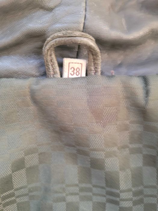 Kurtka damska, skorzana, butelkowa zielen, rozm. 42-44